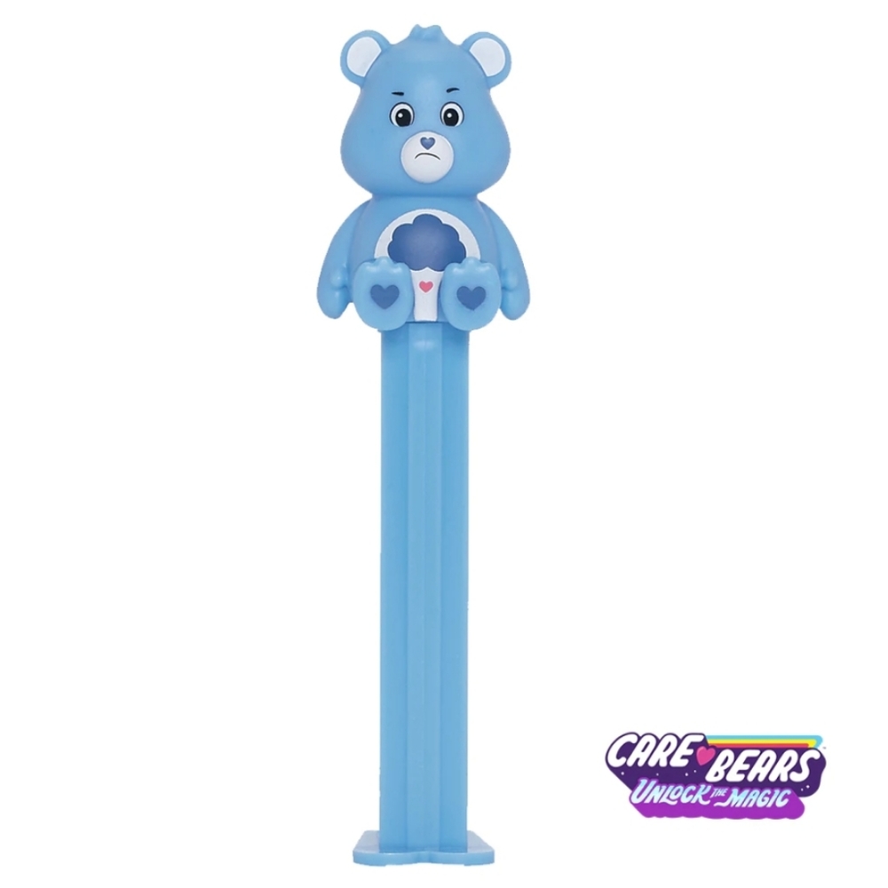 Care Bears A Grumpy Bear PEZ Dispenser packaged in a polybag